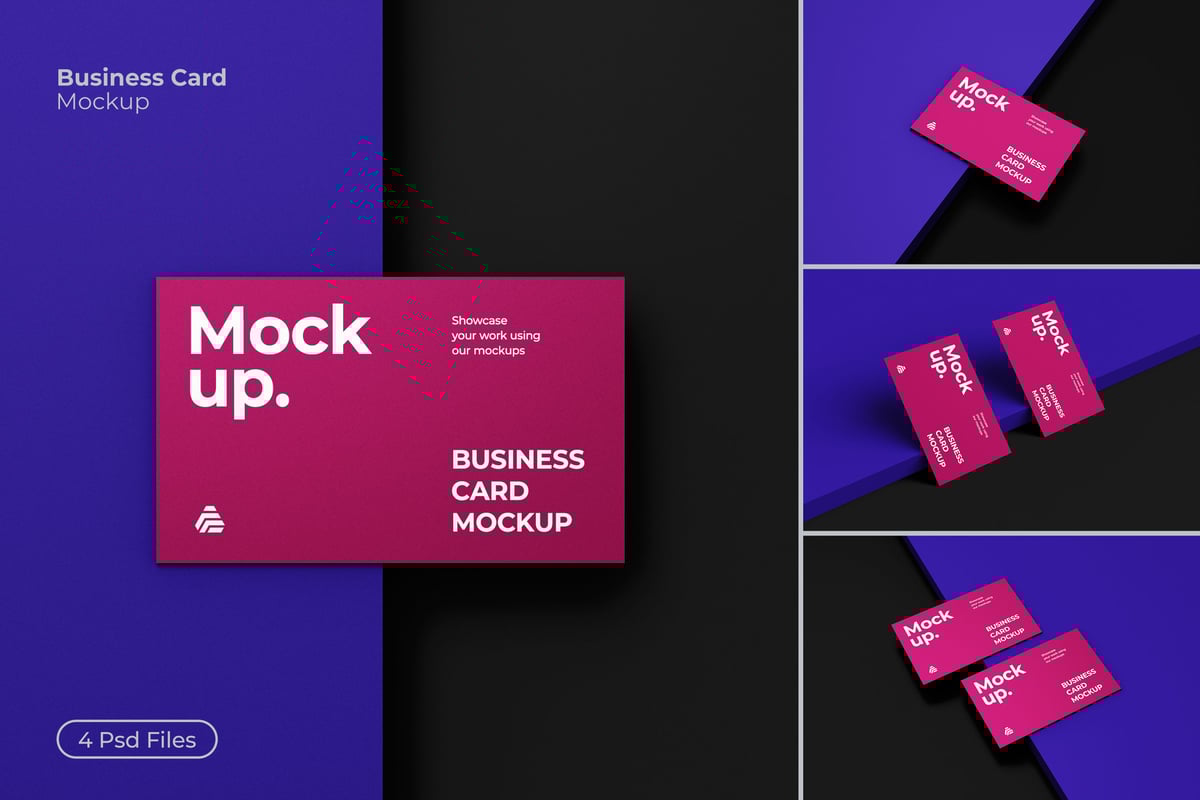 名片模型样机 (PSD,JPG)