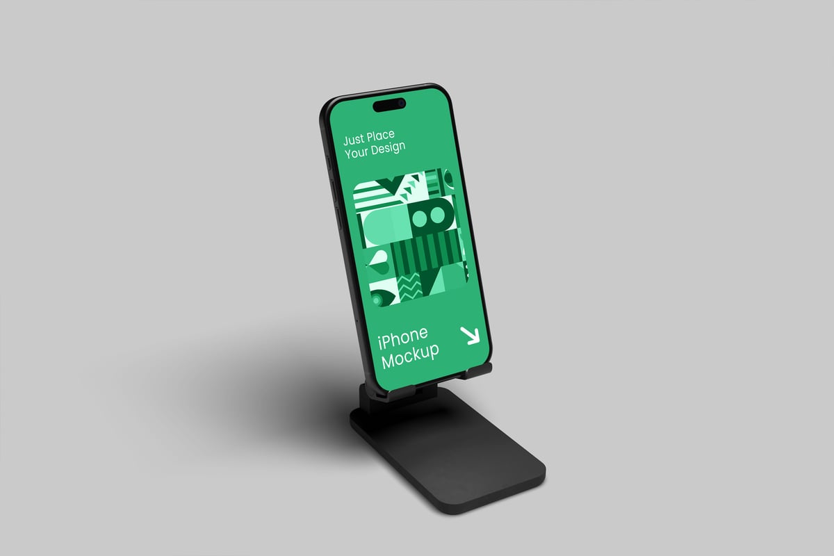 iPhone手机模型样机 (PSD)