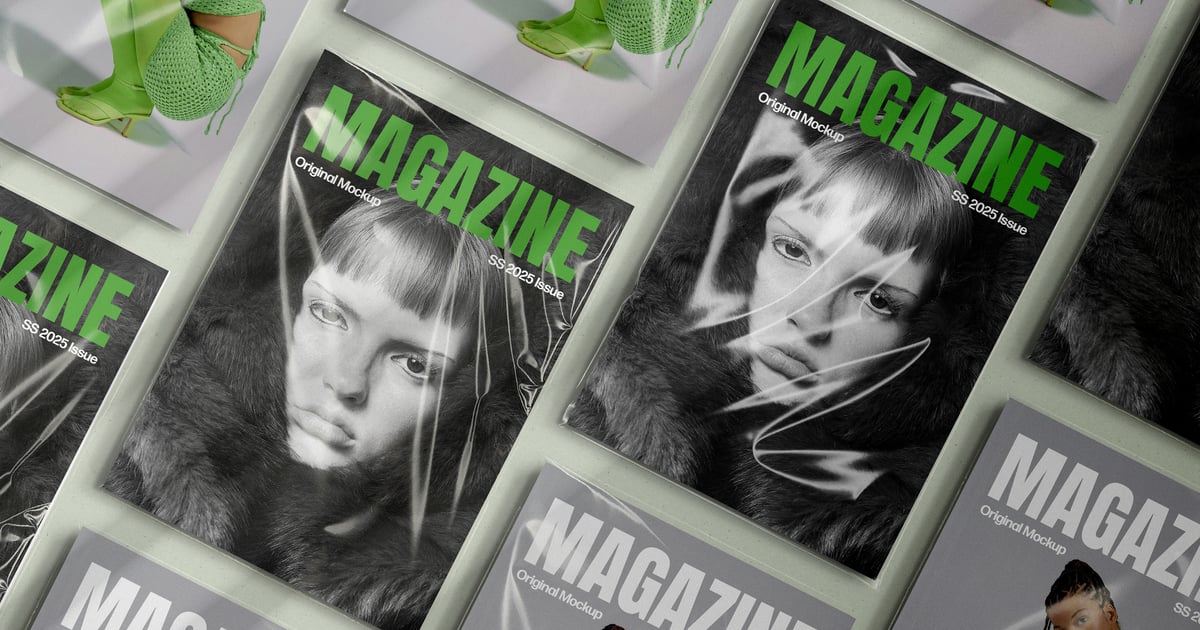 A4杂志塑料套模型