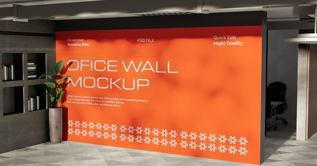 办公室墙体模型