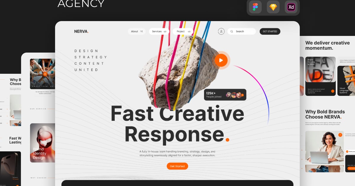 NERVA – 品牌创意机构网站