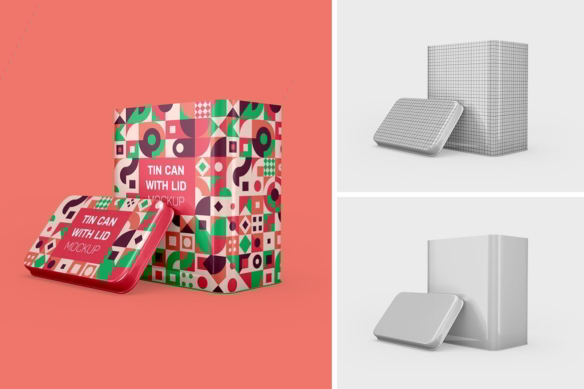 带盖得罐子模型样机 (PSD)