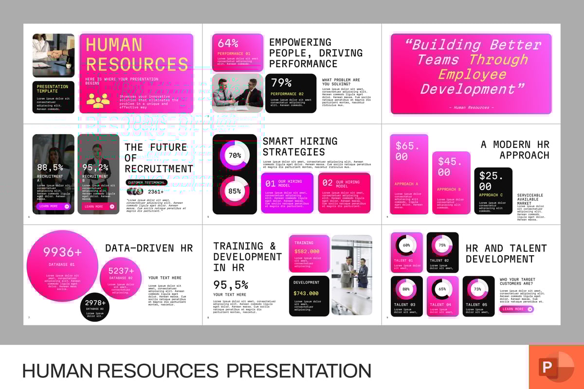 人力资源PPT模板 (PPTX)