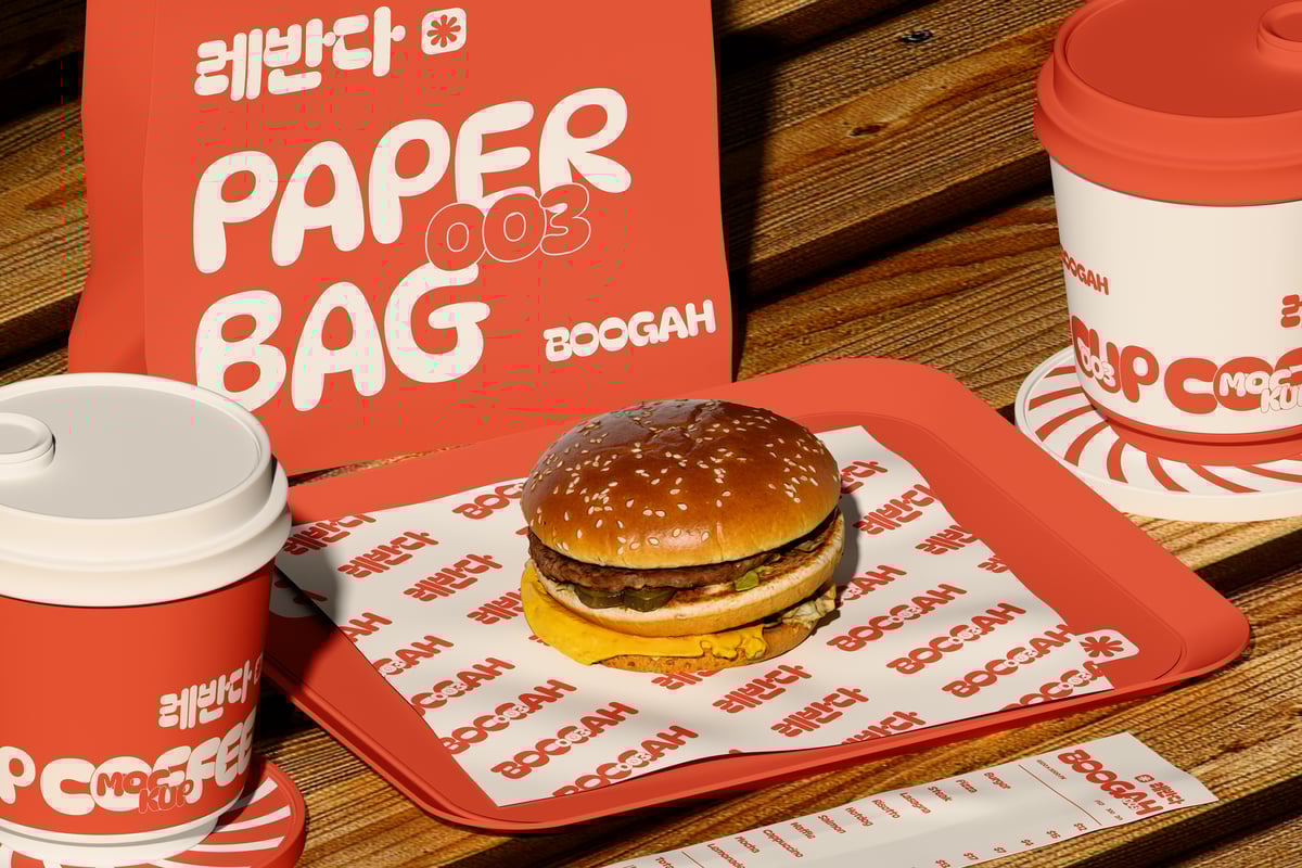 咖啡馆品牌模型样机 (PSD)