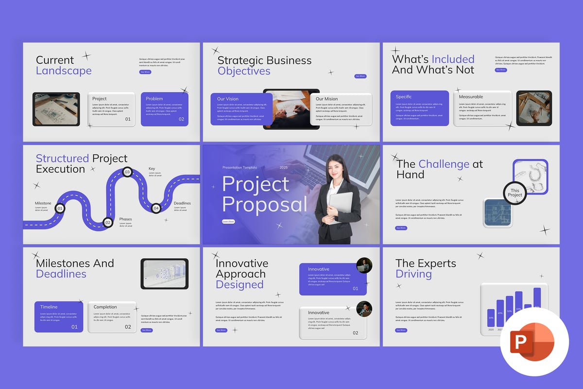 项目建议PPT模板 (PPTX)