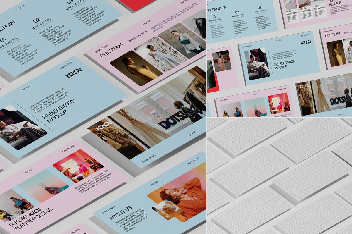 PPT设计展示模型样机 (PSD)