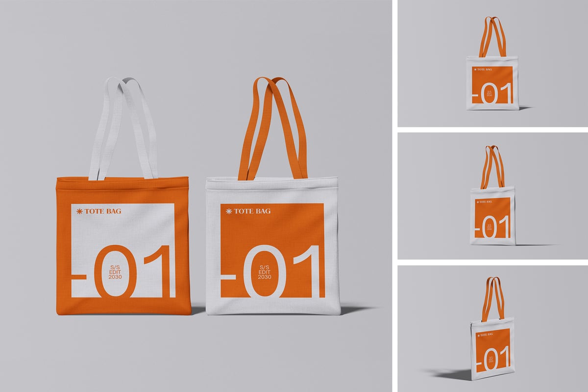 手提袋模型样机 (PSD)