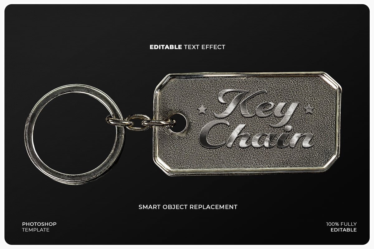 金属钥匙扣模型样机 (PSD)
