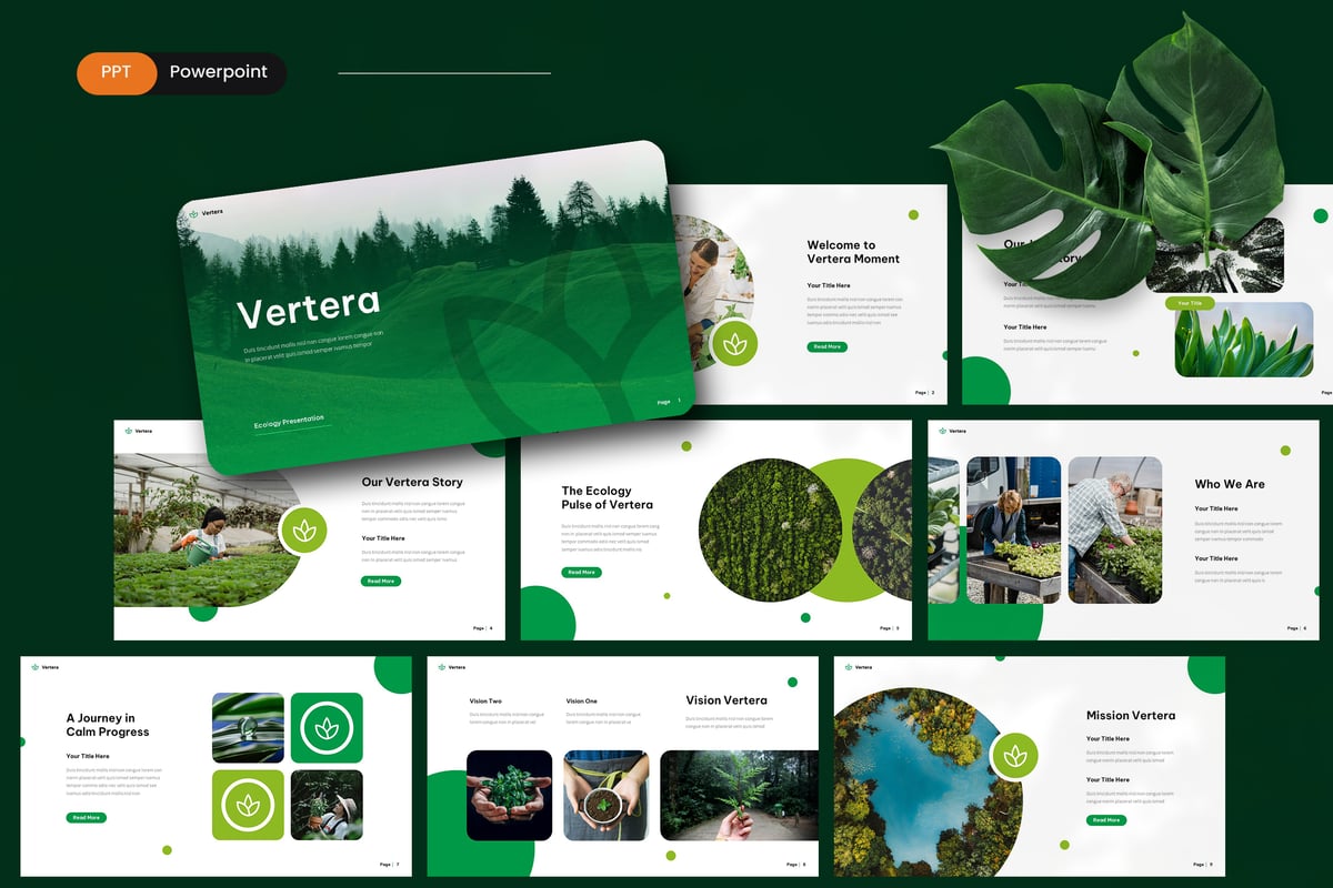 生态学PPT模板 (PPTX,PPT)