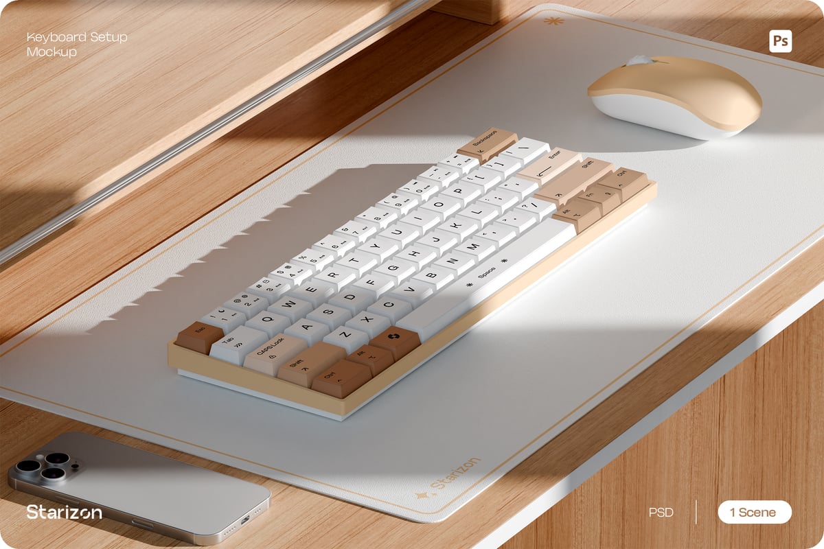 键盘设置模型•001样机 (PSD)