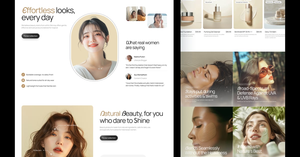 Skinray——护肤品电商商店