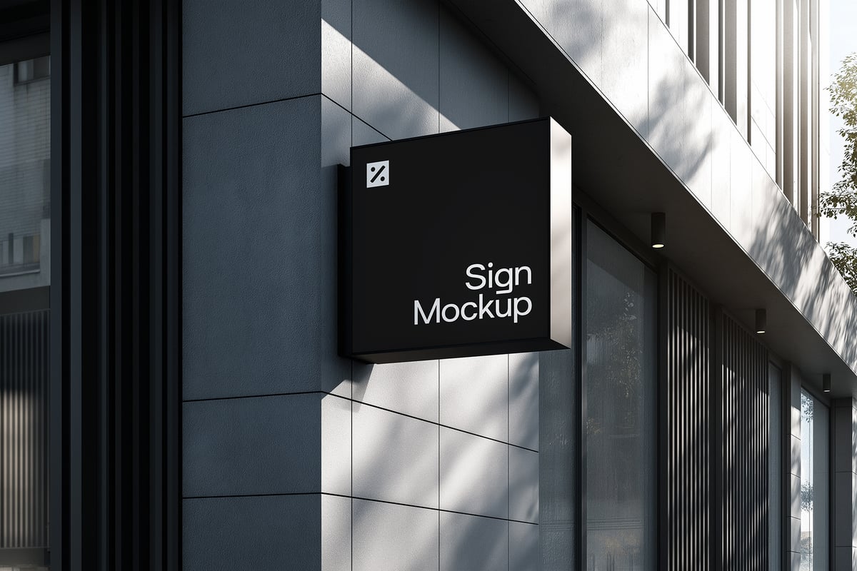 店招设计模型样机 (PSD)