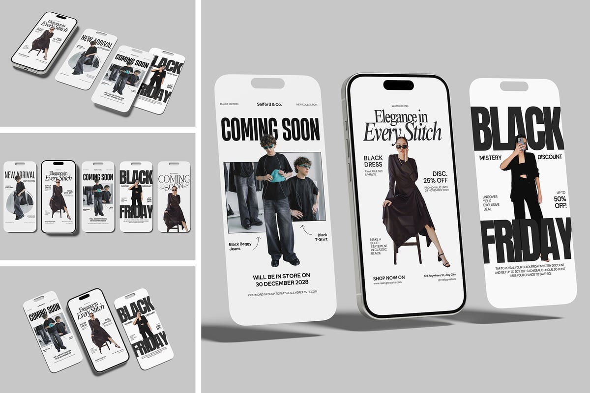 手机屏幕模型样机 (PDF,PSD)