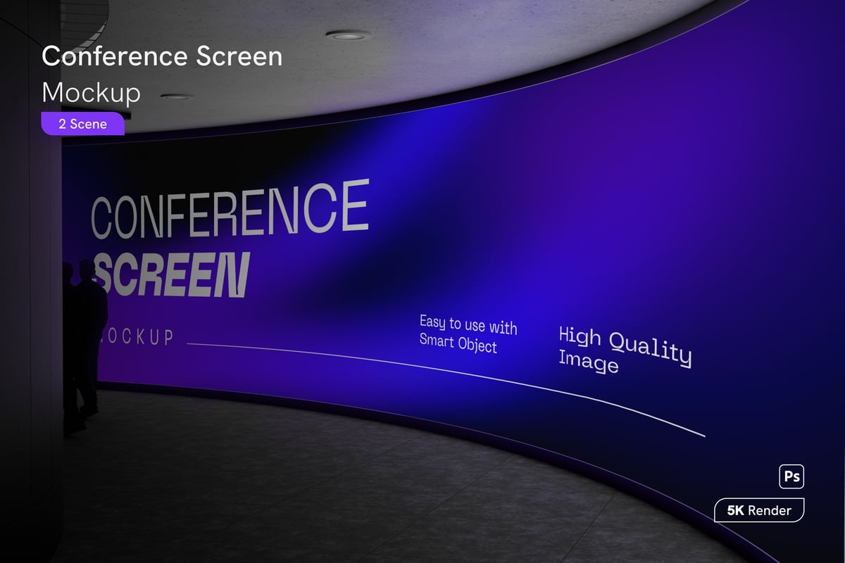 会议屏幕模型样机 (PSD)