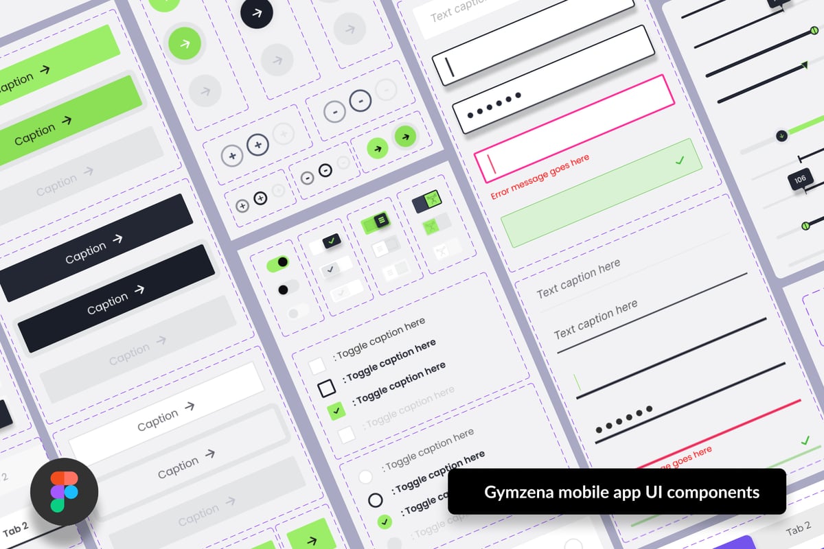 移动UI组件套件APP UI KIT (FIG)
