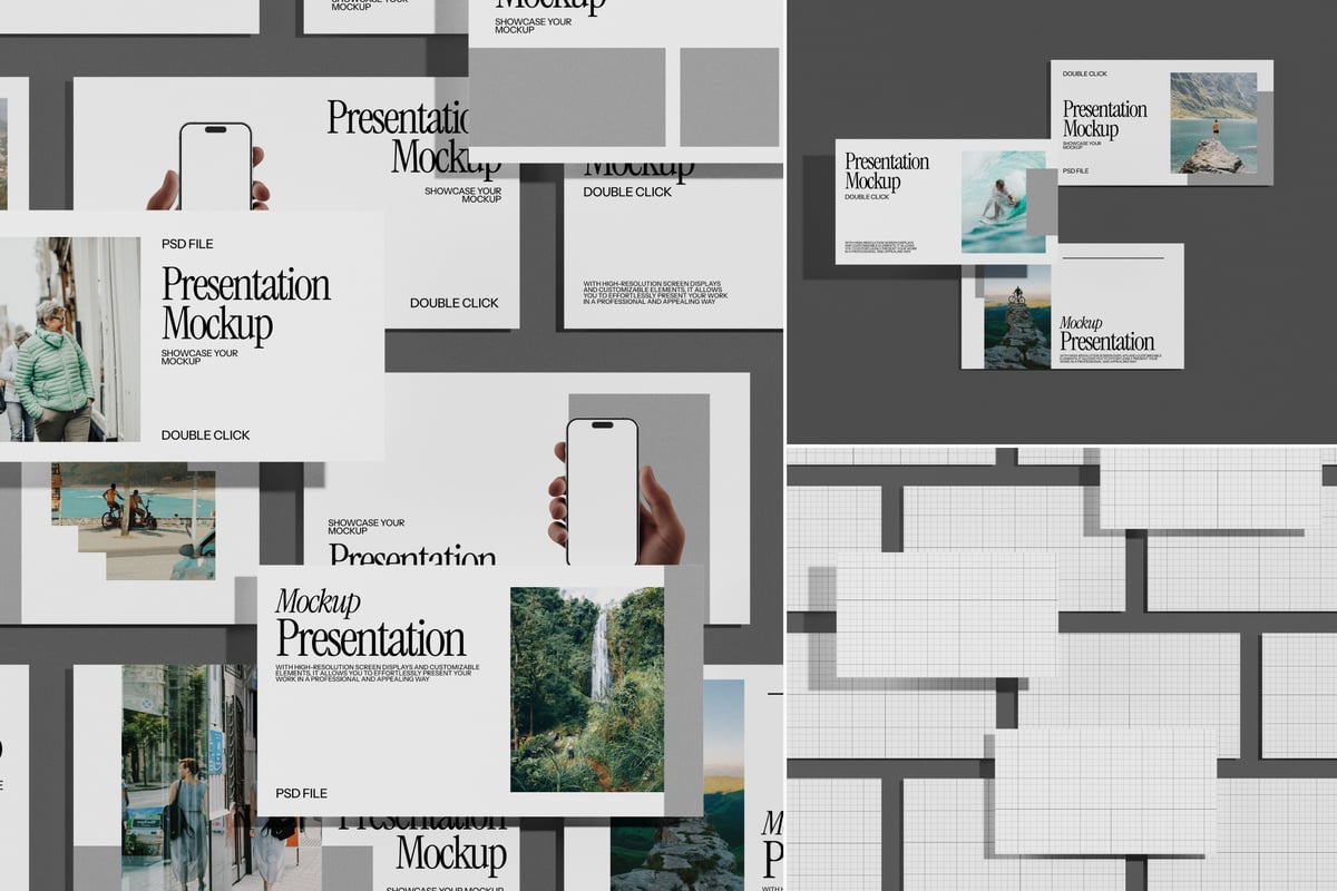 PPT设计展示模型样机 (PSD)