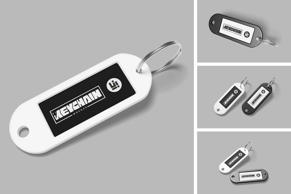 钥匙扣模型样机 (PSD,PDF)
