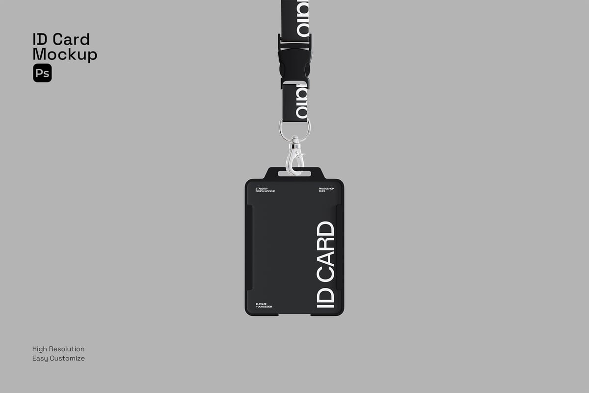 工牌模型样机 (PSD)