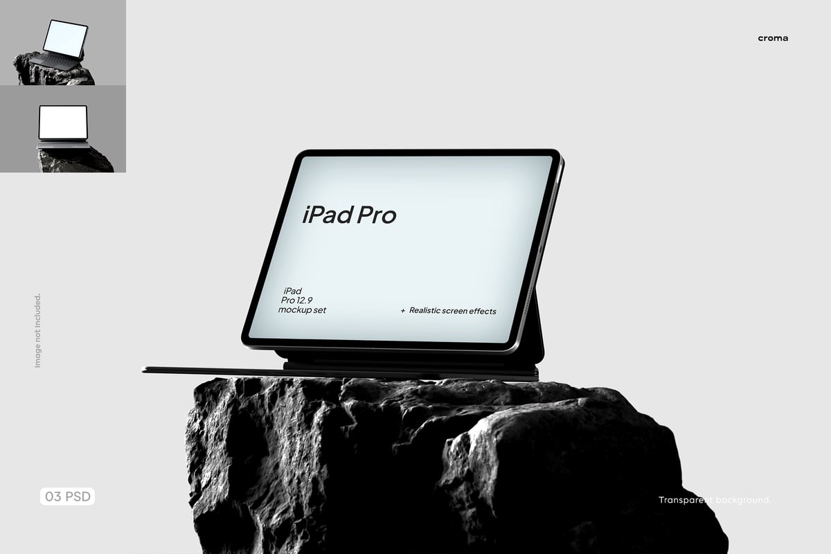 iPad模型站样机 (PSD)