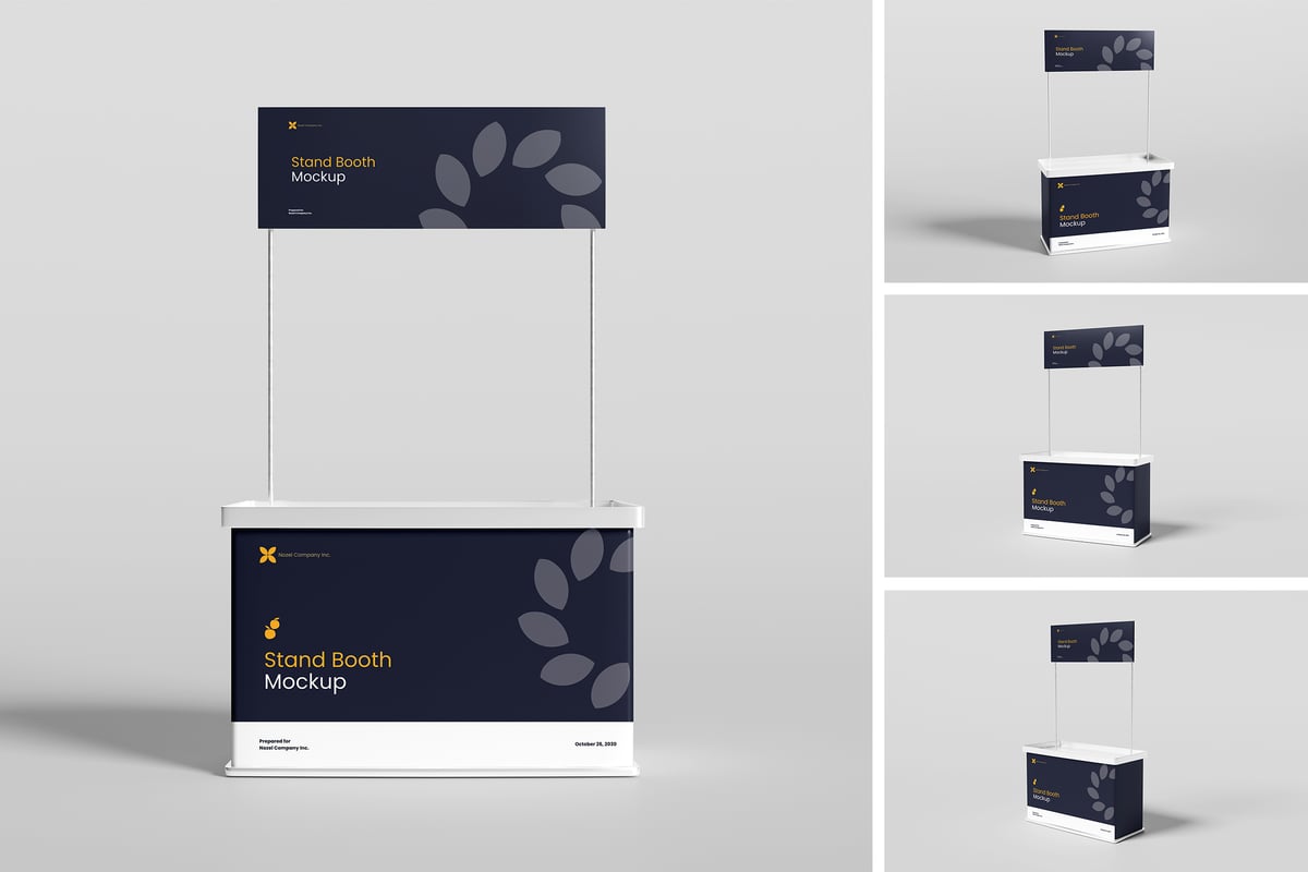 展位模型样机 (PSD,PDF)