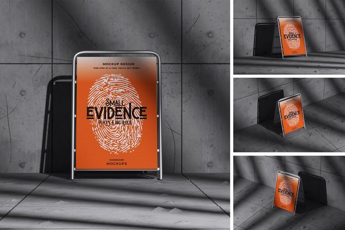 标志板模型样机 (PSD)