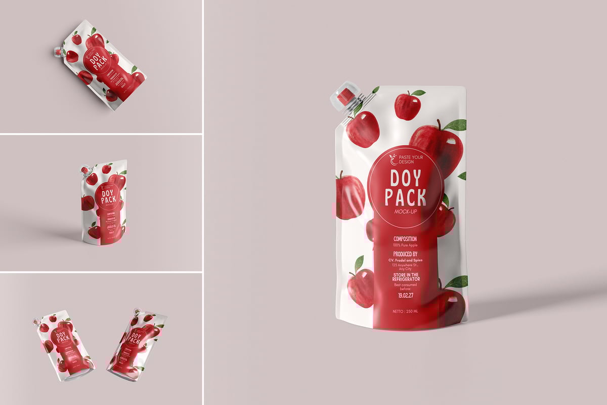 包装模型样机 (PSD,PDF)