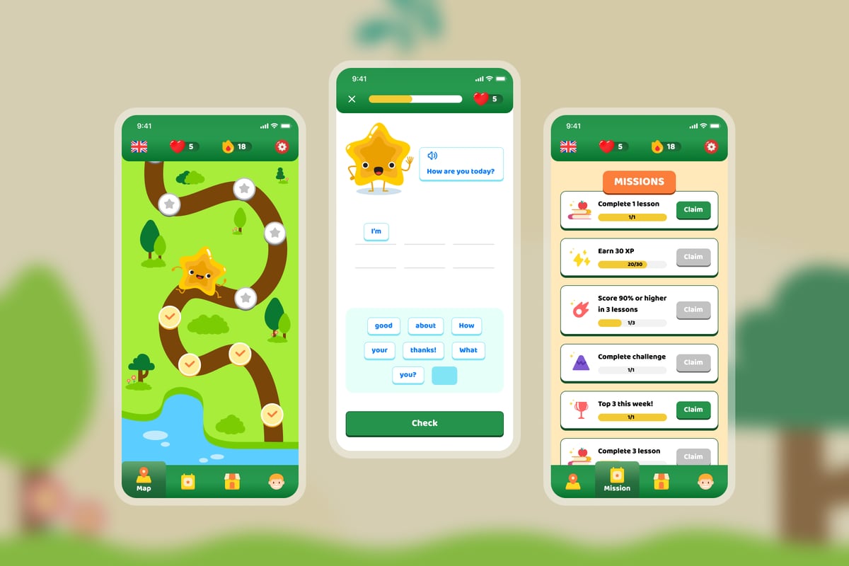 游戏化APP UI KIT (FIG)