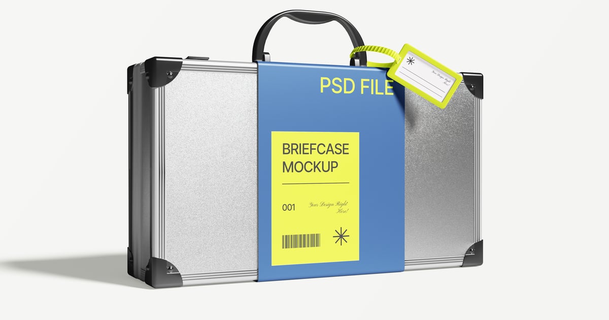 带标签的公文包模型 | 001