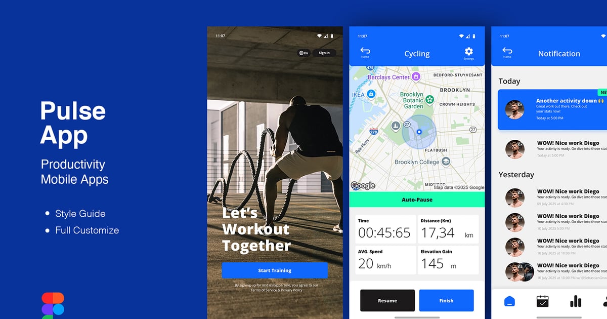 Pulse – 社交健身移动应用