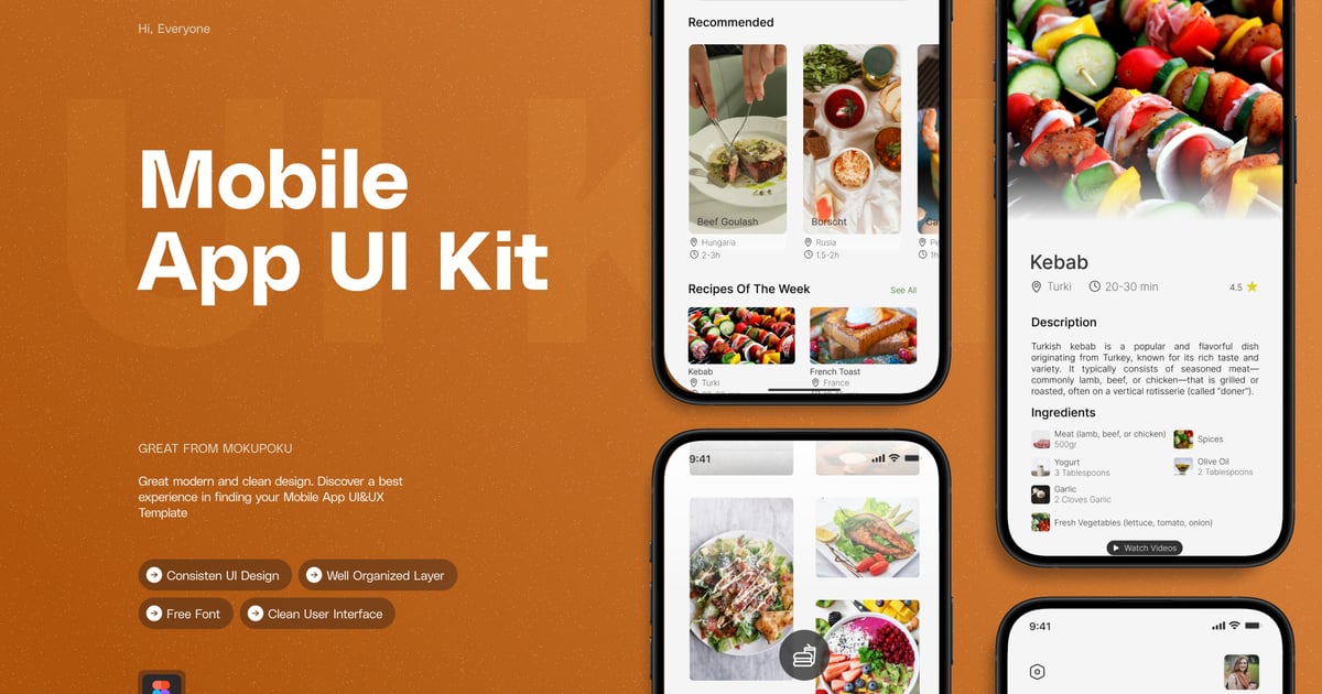 NomNom Box – 移动应用程序 UI 套件