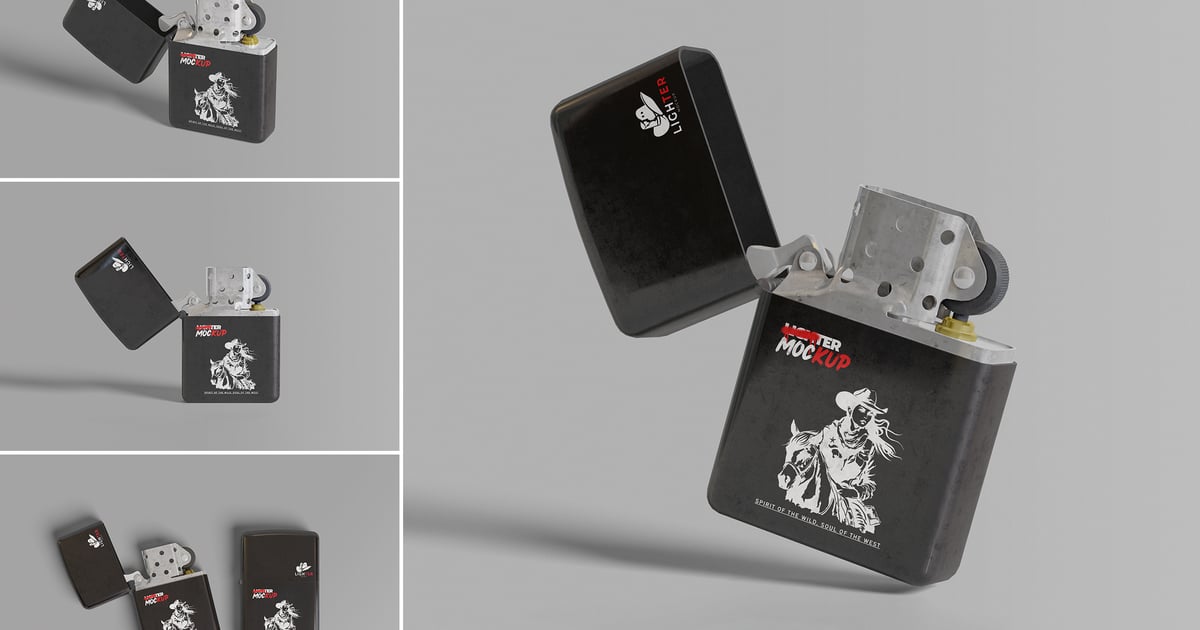 Zippo打火机模型