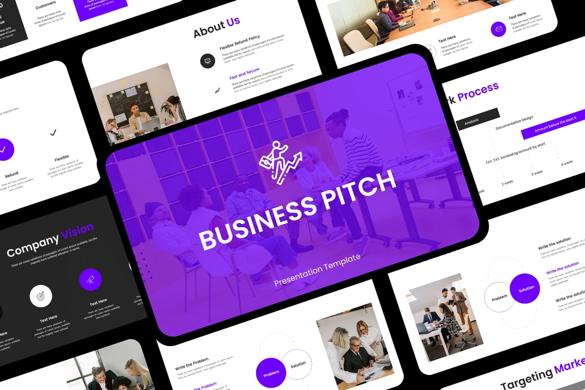 招商/融资演讲模板PPT模板 (PPT,PPTX)