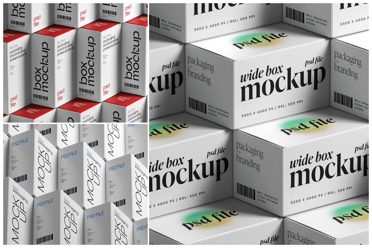 等距堆叠盒包装模型集样机 (PSD)