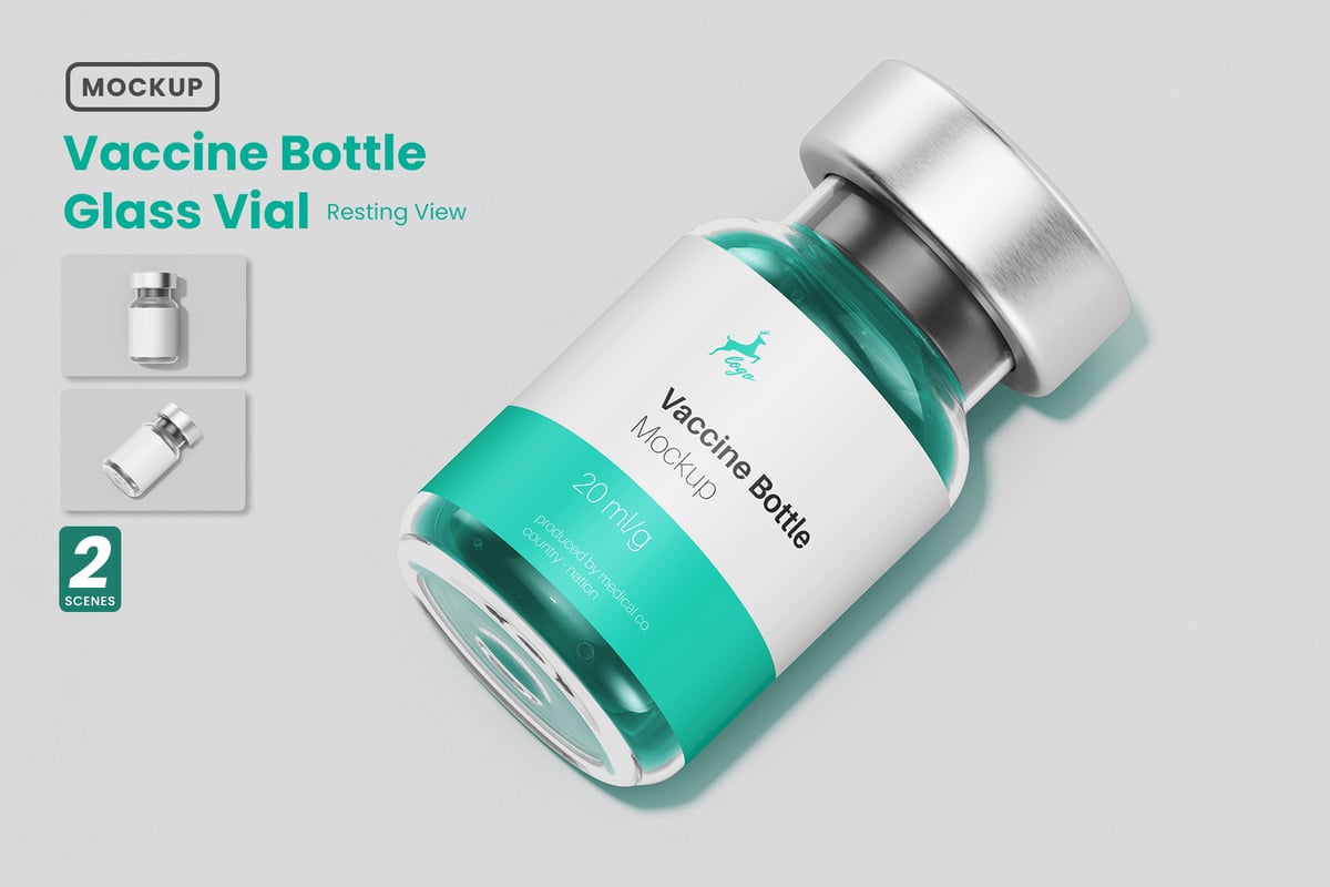 疫苗瓶模型 样机 (PSD)