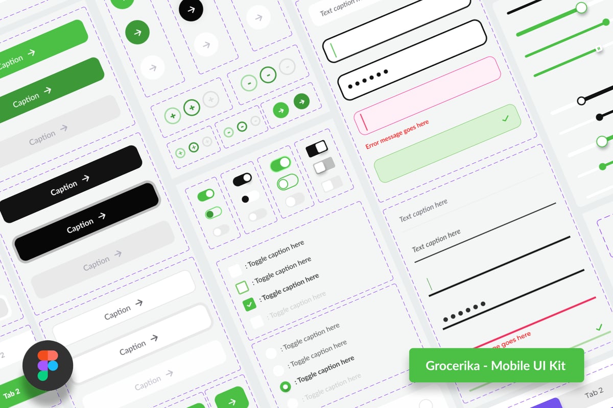 移动应用APP UI kit (FIG)