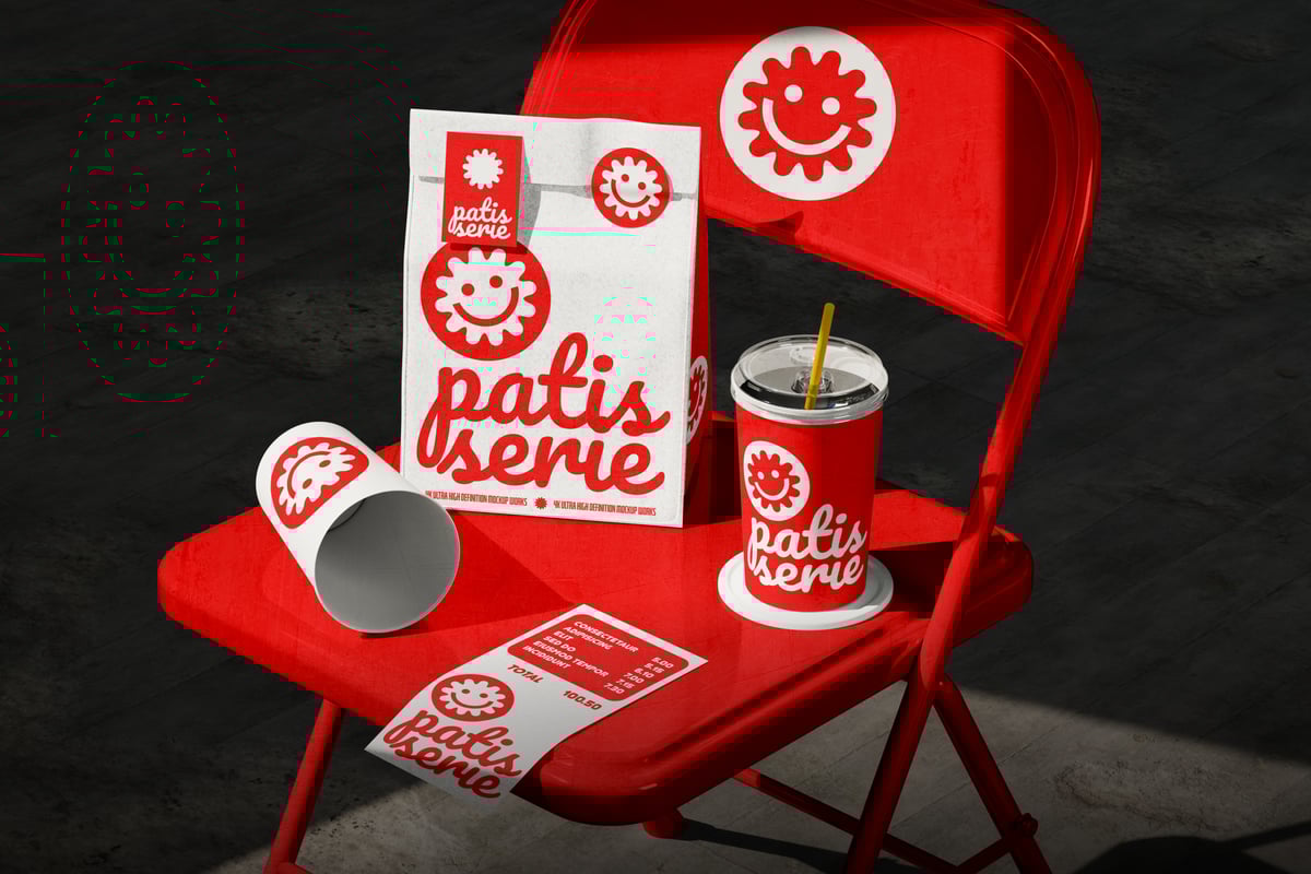 咖啡馆品牌模型样机 (PSD)