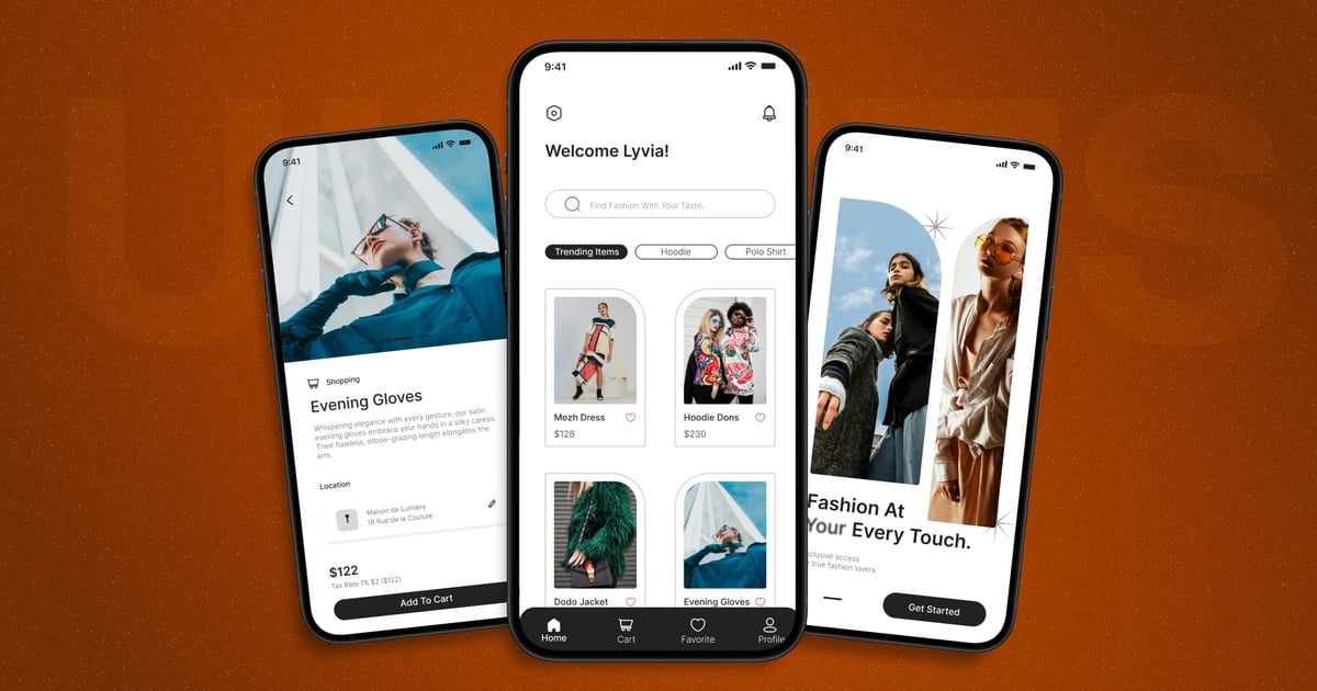 Fashion Nitas – 移动应用 UI 套件