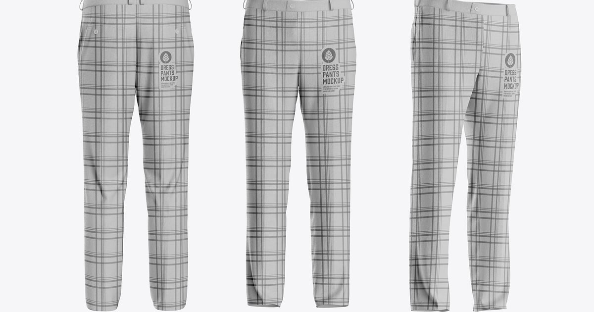 男士西装裤样机