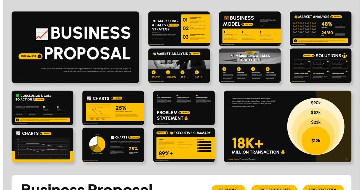 商业提案演示PowerPoint模板