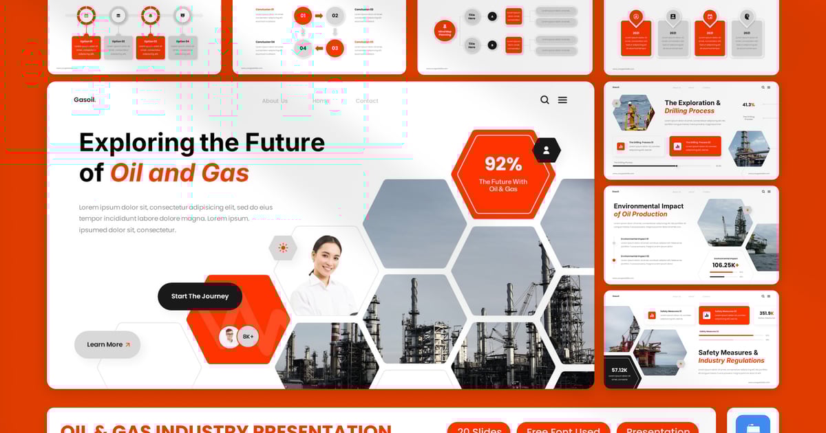 石油和天然气行业主题演讲模板