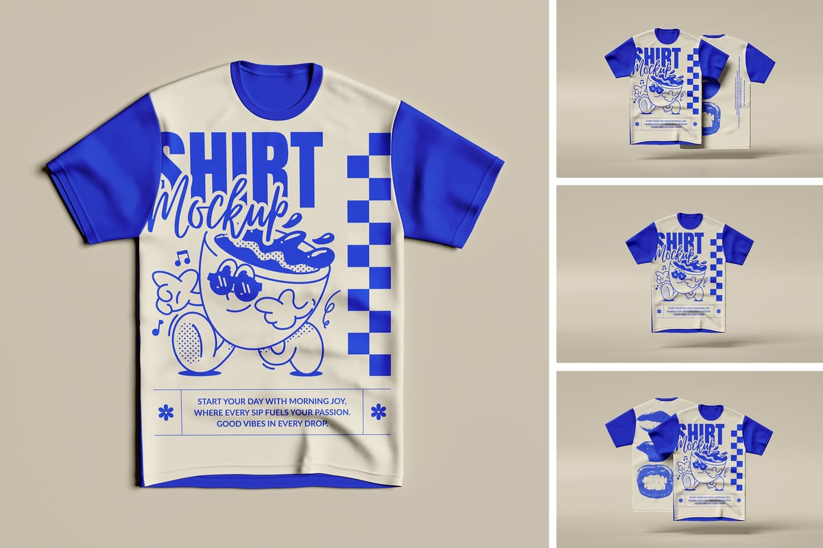 T恤模型样机 (PSD)