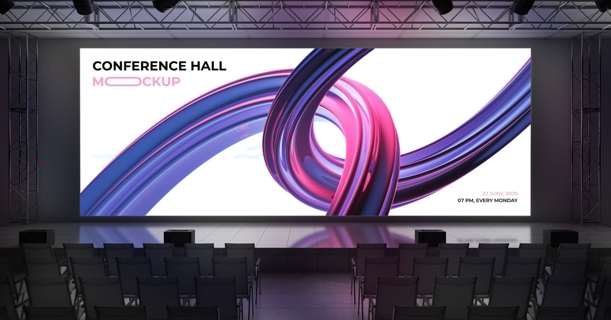 会议厅屏幕模型