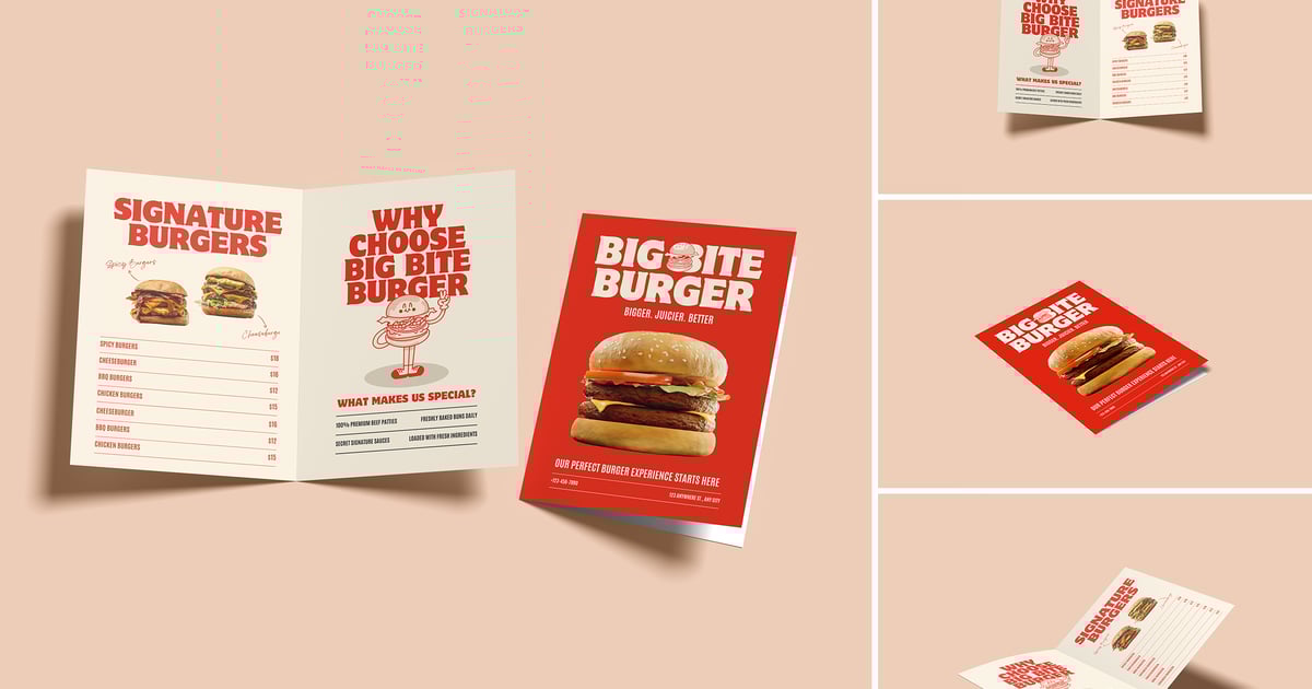 双折小册子模型