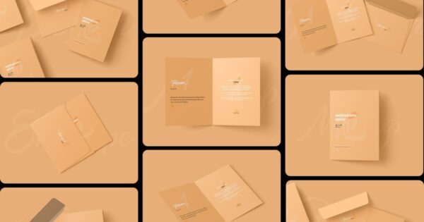 带信封的邀请卡模型 V1