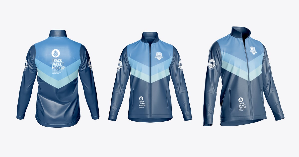 运动拉链夹克模型