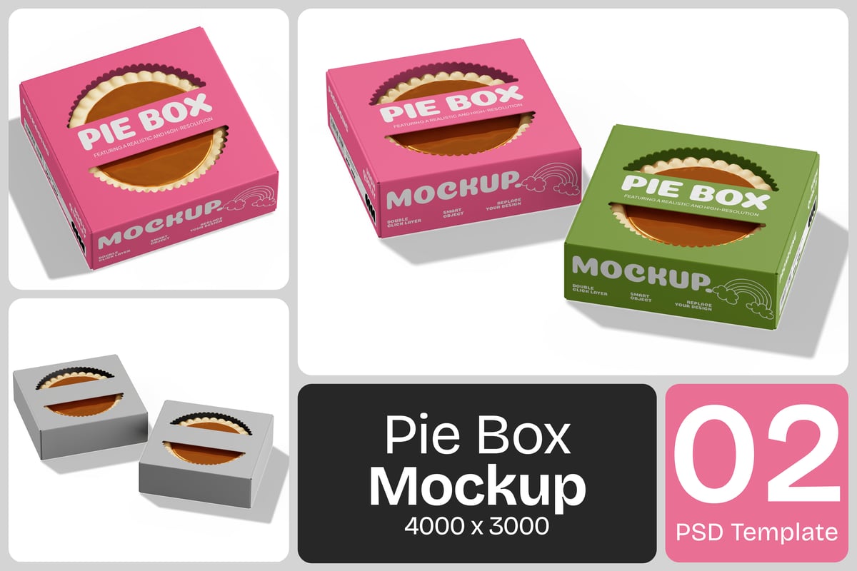 饼盒模型样机 (PSD)