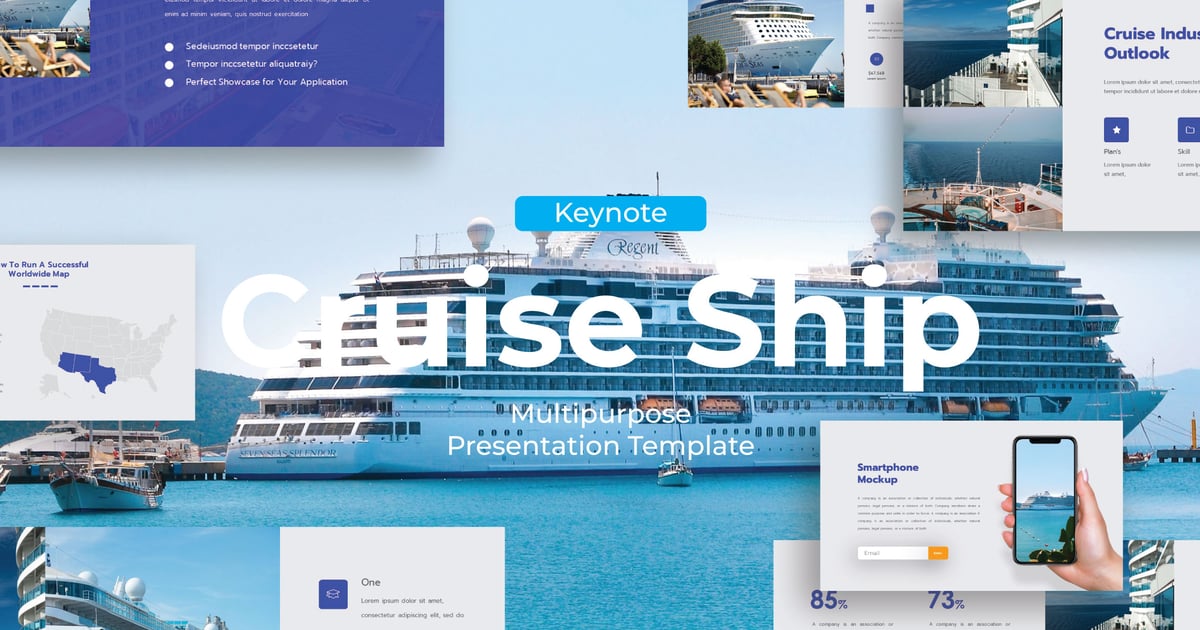 游轮 – Keynote 模板
