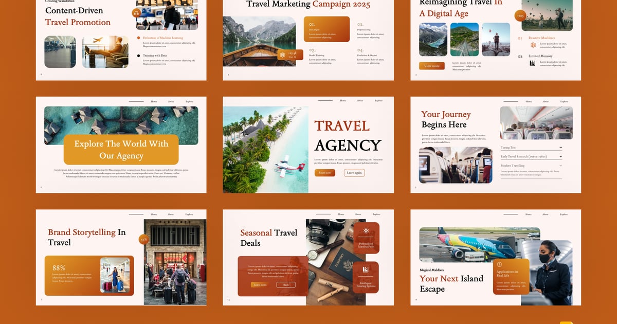 旅行社 Google 幻灯片