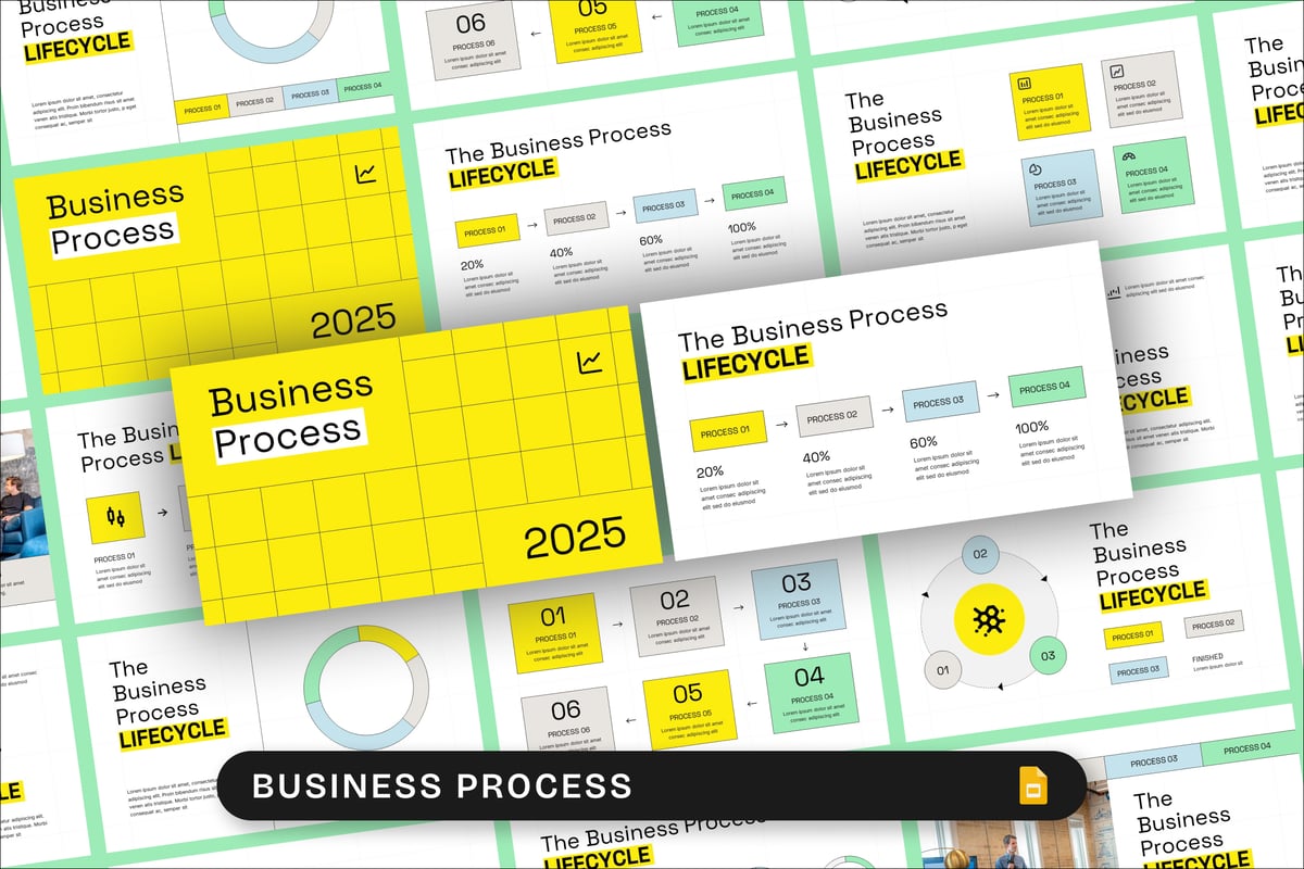 过程流PPT模板 (PPTX)