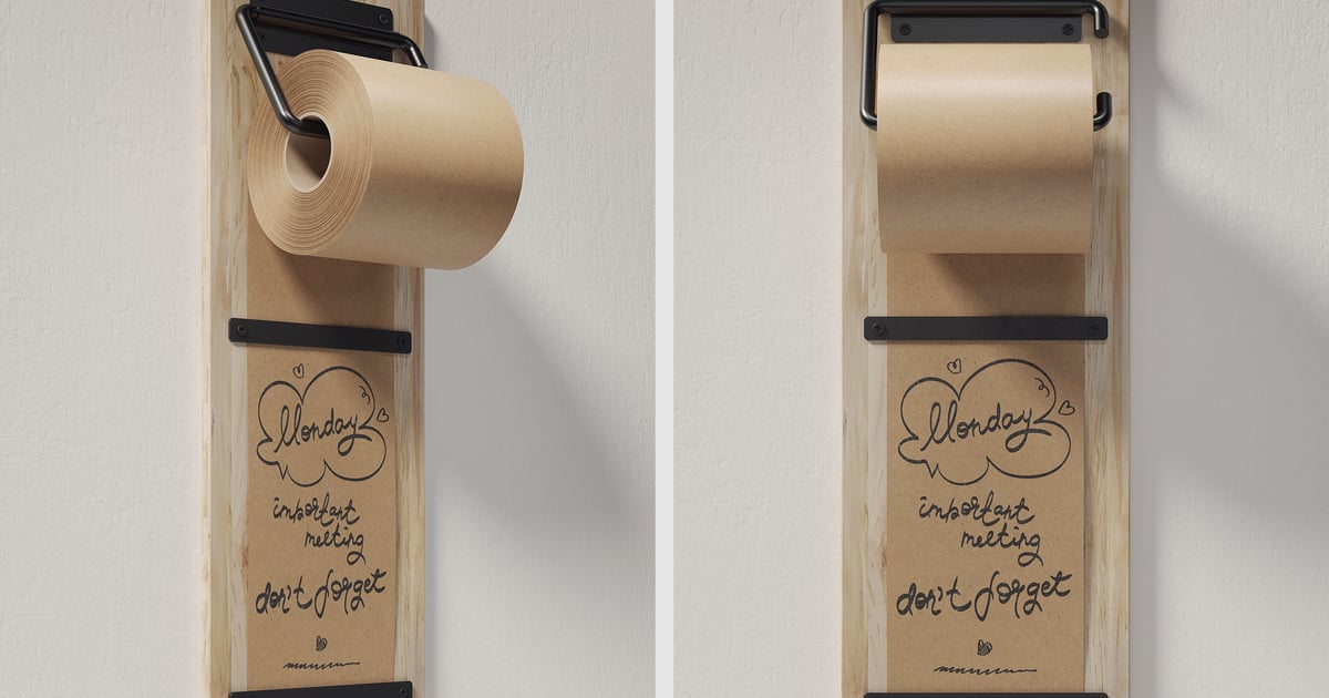 牛皮纸墙滚筒模型